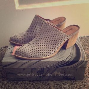 Jeffrey Campbell Favela Suede Mules